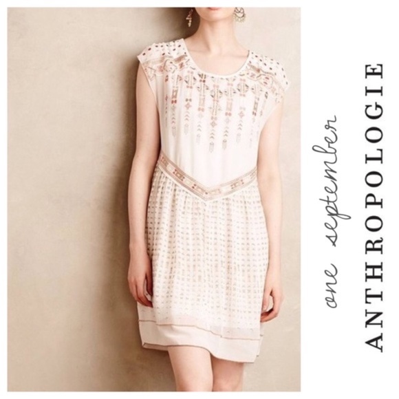 Anthropologie One September Calliope Embroidered Dress Sz XS - Picture 16 of 16